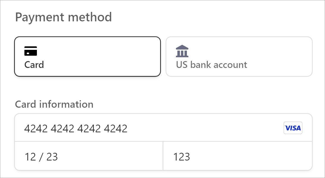 Test payment methods  Stripe Documentation